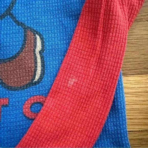 2011 Super Mario Waffle Knit Long Sleeve Tee Size Boys 8 - Picture 7 of 7